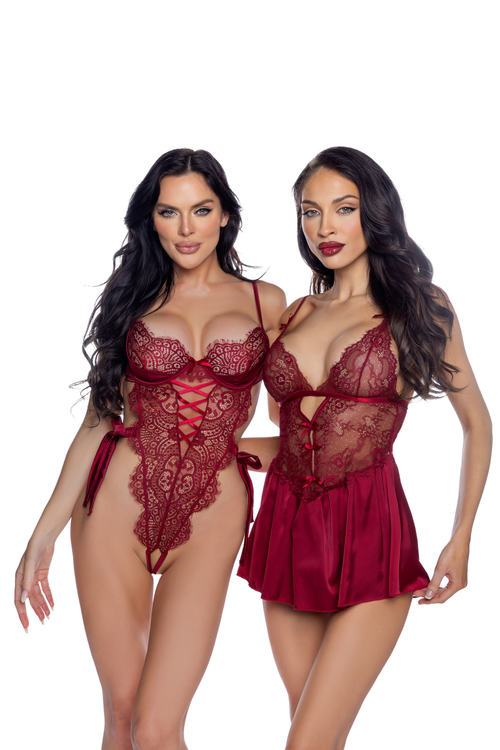 Paradise Dream Babydoll 2-Piece Set