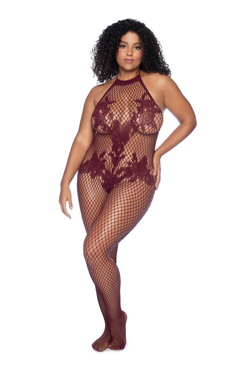 Vino Noir Body Stocking Plus