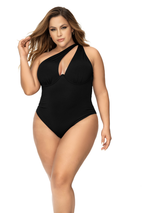 Malibu Asymmetrical One Piece Plus