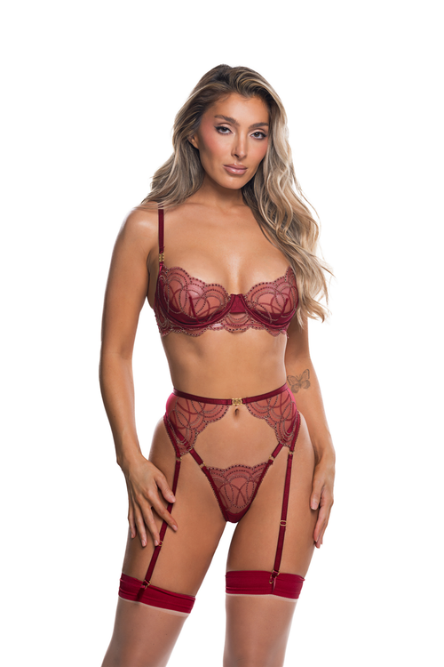 Beaded Belle Garter Set