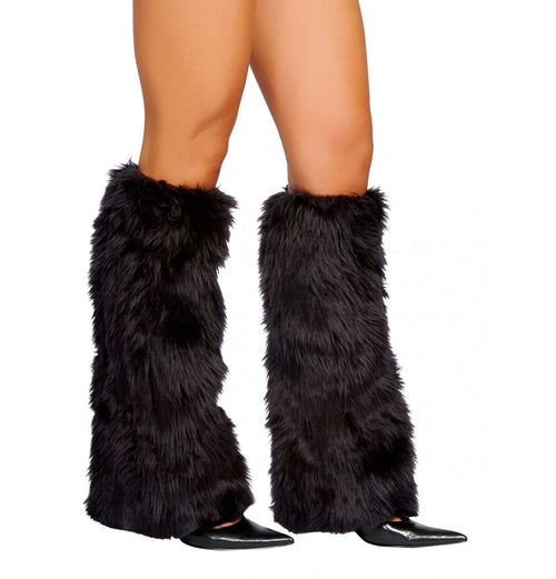 Faux Fur Leg Warmers