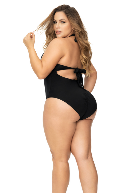 Malibu Asymmetrical One Piece Plus