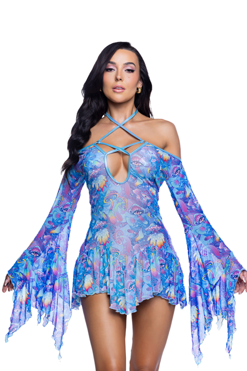 Flow Dress Blue