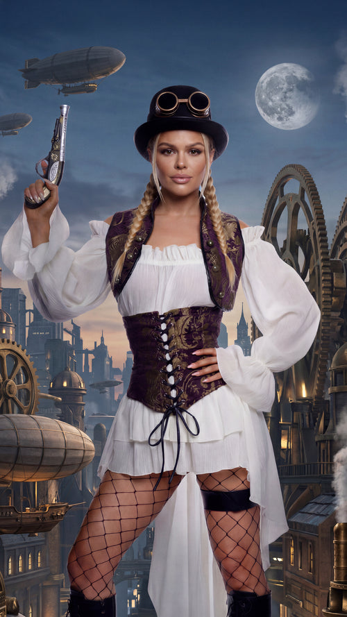 Sultry Steampunk Babe