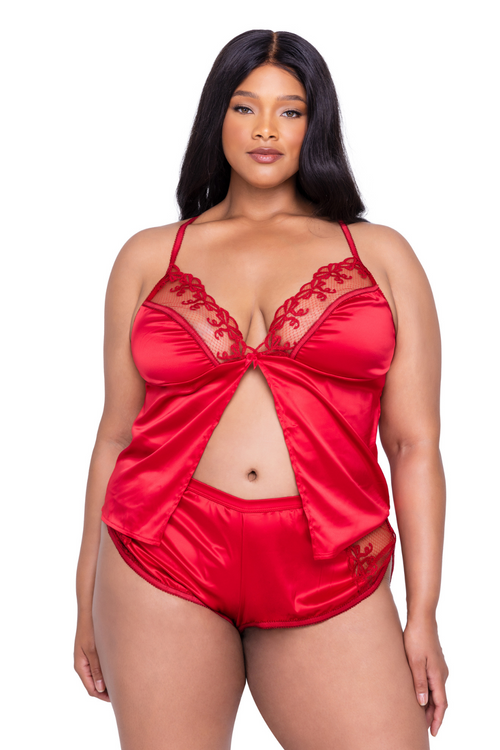 Rouge Bow 2-Piece Camisole Lounge Set