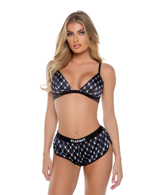 Playboy Bunny Smoke Lounge 2PC Set