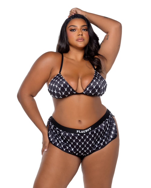 Playboy Bunny Smoke Lounge 2PC Set